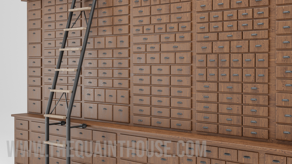 Bespoke apothecary cabinet-314 draws - Handmade in England