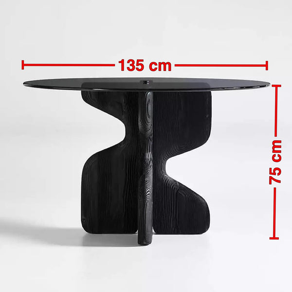 Nova solid ash table- Handmade