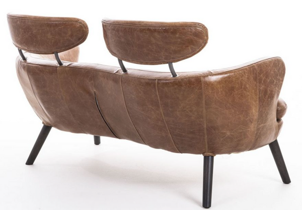 Dennis 2 seater retro inspired sofa