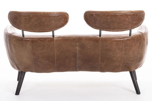 Dennis 2 seater retro inspired sofa