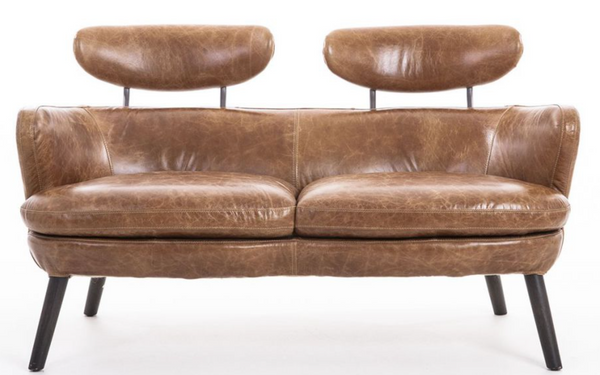 Dennis 2 seater retro inspired sofa