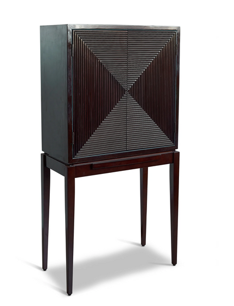 Handmade Art Deco Liquor Cabinet