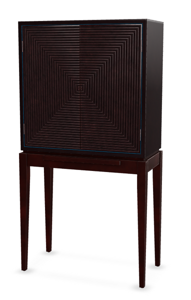 Handmade Art Deco Liquor Cabinet