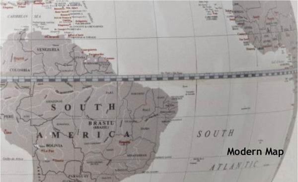 Large Floor Standing Globe - 'Art'