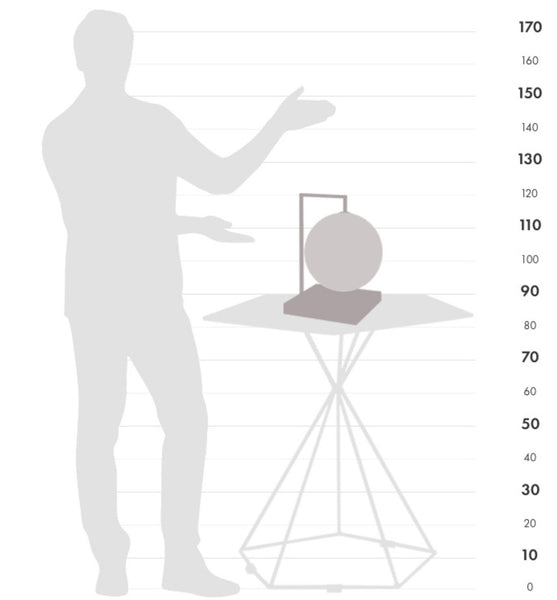 Quadra Designer Desk  Black Globe