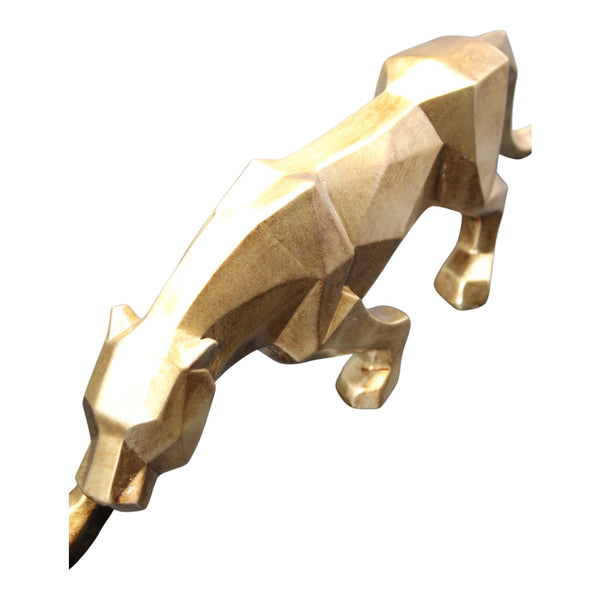 Leopard Statue - Gold