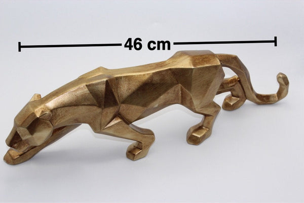 Leopard Statue - Gold