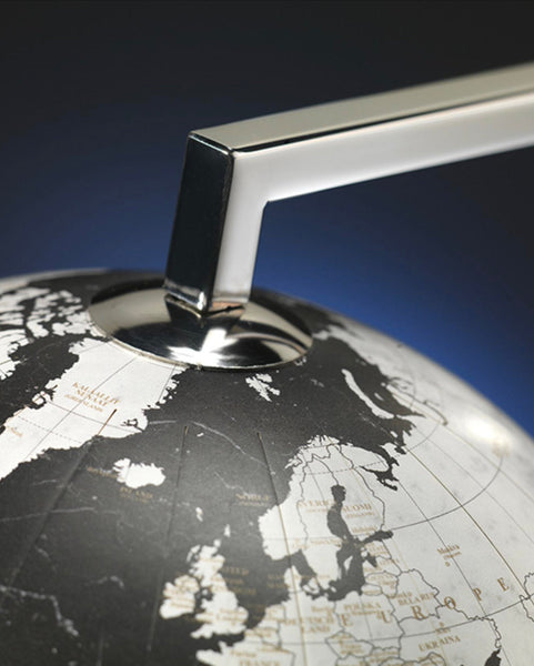 Quadra Designer Desk  Black Globe