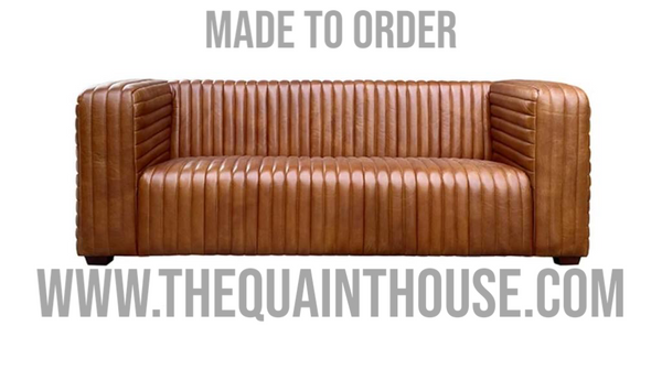 Luxury Fluted 3 seater sofa- Made in England