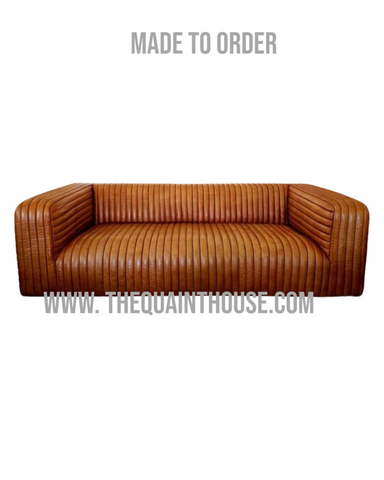 Luxury Fluted 3 seater sofa- Made in England