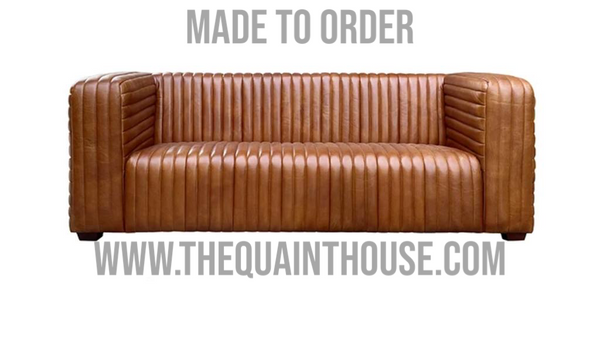 Luxury Fluted 3 seater sofa- Made in England