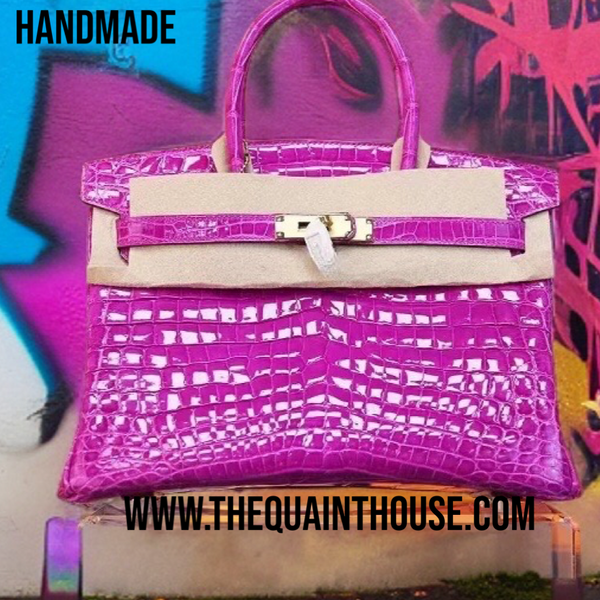 Stella Genuine Exotic skin , various colours available -Handmade
