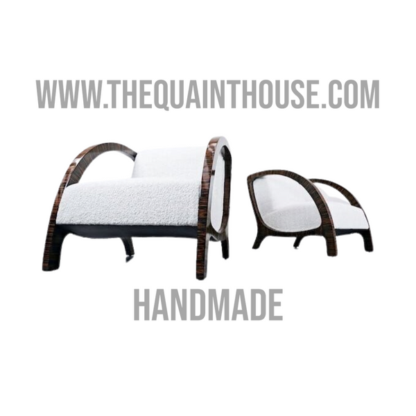 Dorian Art Deco chair - Handmade