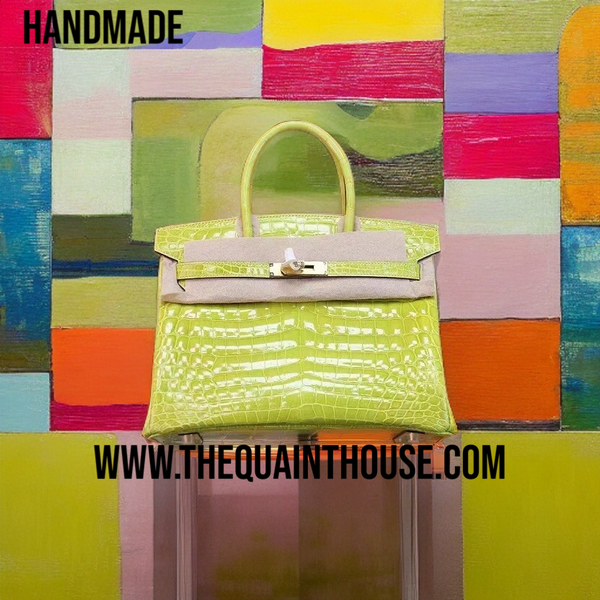 Stella Genuine Exotic skin , various colours available -Handmade