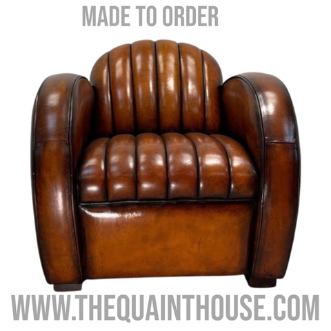 Bespoke Mustang Cigar Chair-Handmade in England