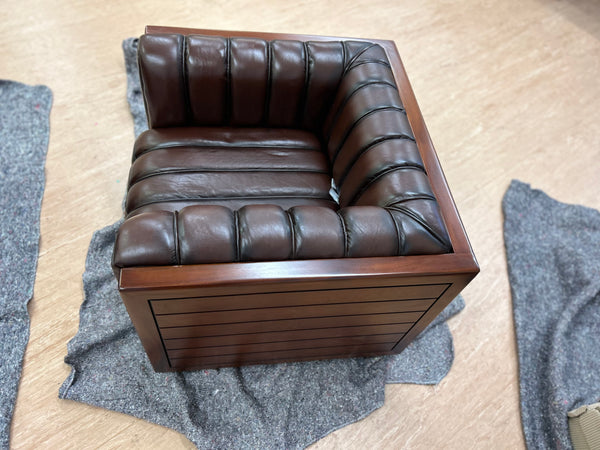 Aspen club chair, Fluted- Handmade