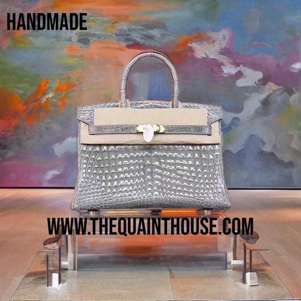 Stella Genuine Exotic skin , various colours available -Handmade