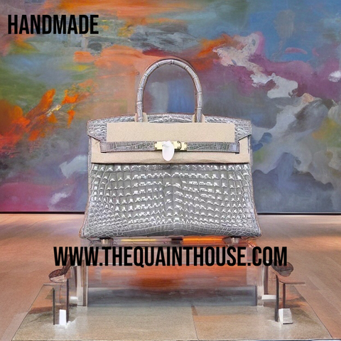 Stella Genuine Exotic skin , various colours available -Handmade