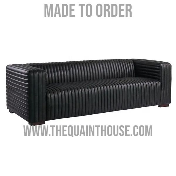 Luxury Fluted 3 seater sofa- Made in England