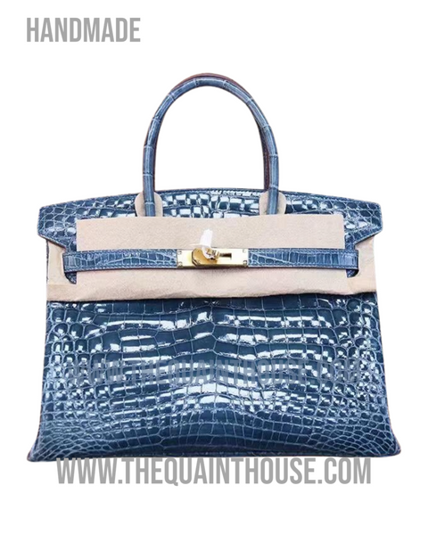 Stella Genuine Exotic skin , various colours available -Handmade