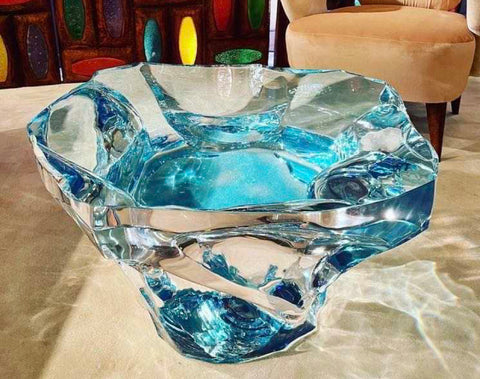 Dana resin side table- Handmade