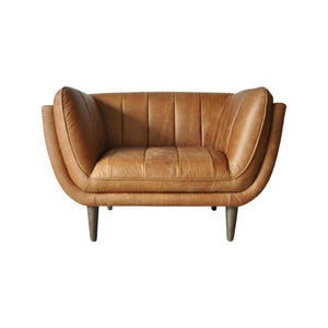 Terrence Armchair- Modern Leather-Handmade