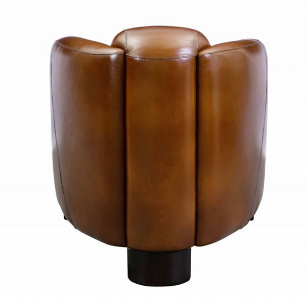 Plush leather  Alleyne cigar chair sport edition- Handmade