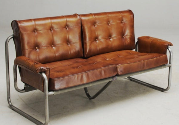 Elliott two seater retro sofa