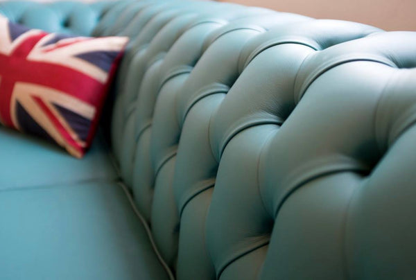 Beth High Wing Leather Armchair-Handmade