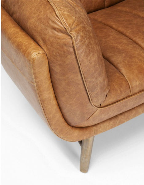 Terrence Armchair- Modern Leather-Handmade