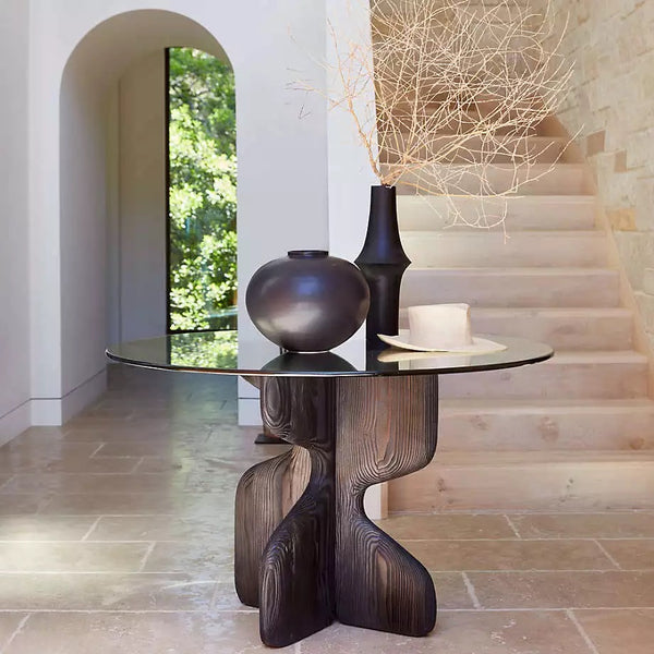 Nova solid ash table- Handmade