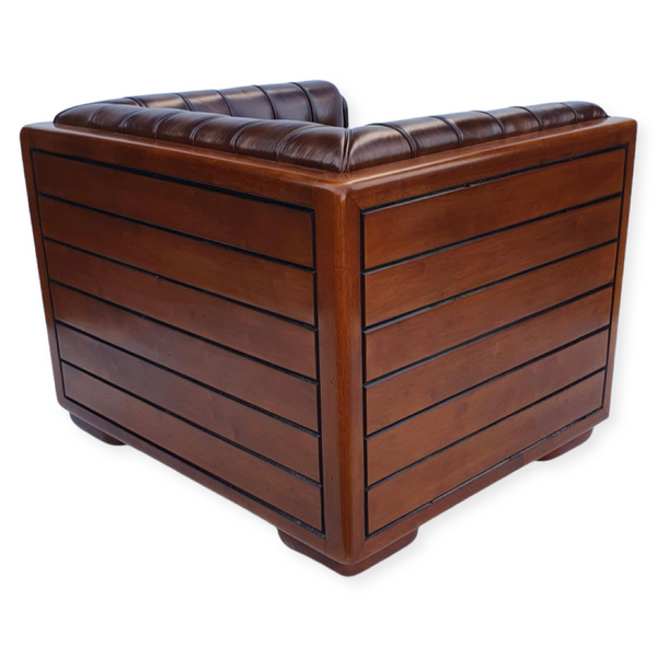 Aspen club chair, Fluted- Handmade