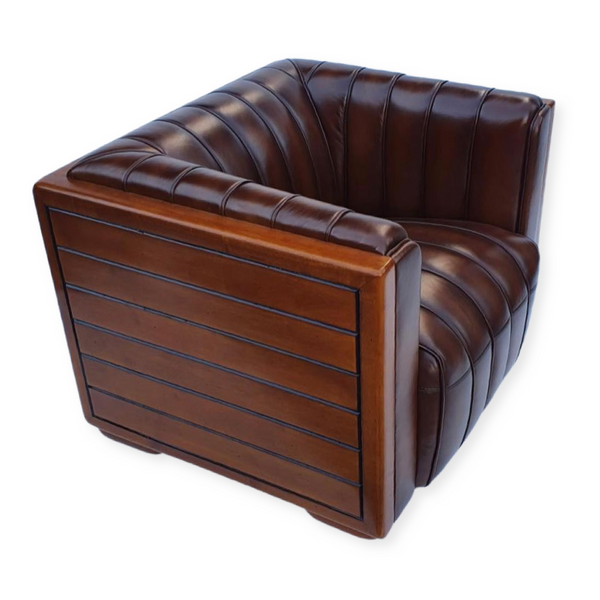 Aspen club chair, Fluted- Handmade
