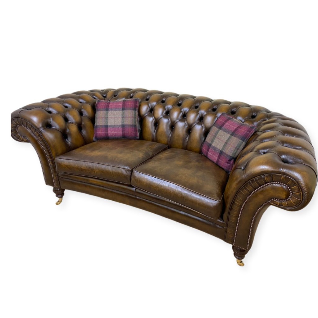 Handmade chesterfield deals sofa