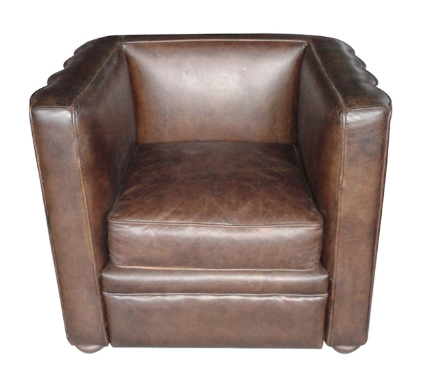 Retro Vintage Leather Armchair