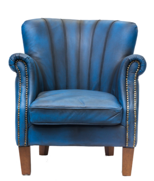 Sloane Leather Armchair Professor Chair Fireside Chair Hall Chair- Various colours available