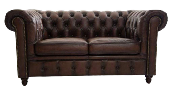 Leather Chesterfield Sofa Vintage Style Chair Duke