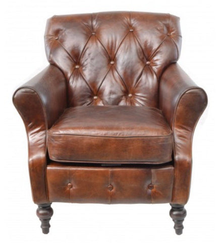 Montgomery Traditional Leather Armchair