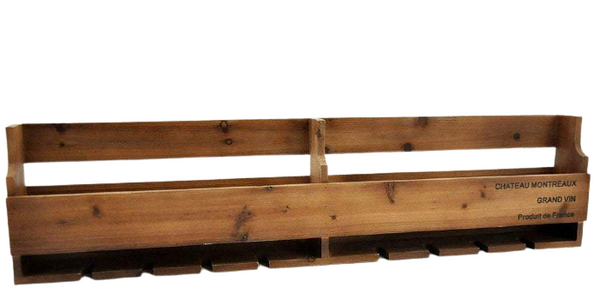 Wooden Wine Rack Wall