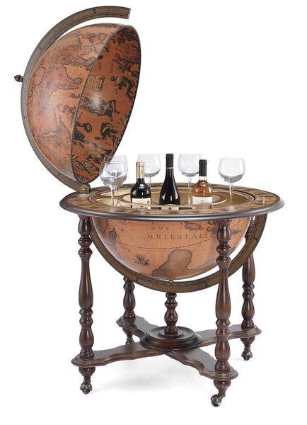Achille Extra Large Bar Globe on Casters