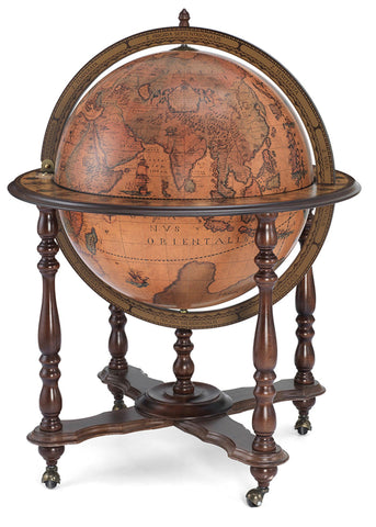 Achille Extra Large Bar Globe on Casters