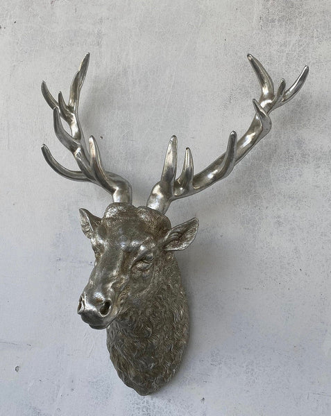 Grande Silver Deer Head
