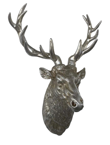Grande Silver Deer Head