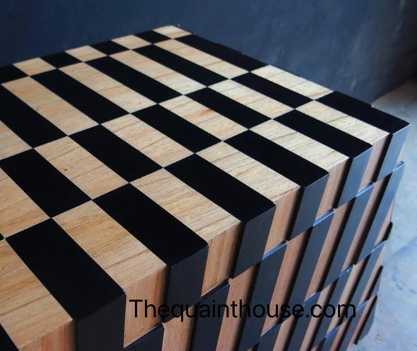 Rubiks Cube Optical Sideboard/credenza-Handmade In England