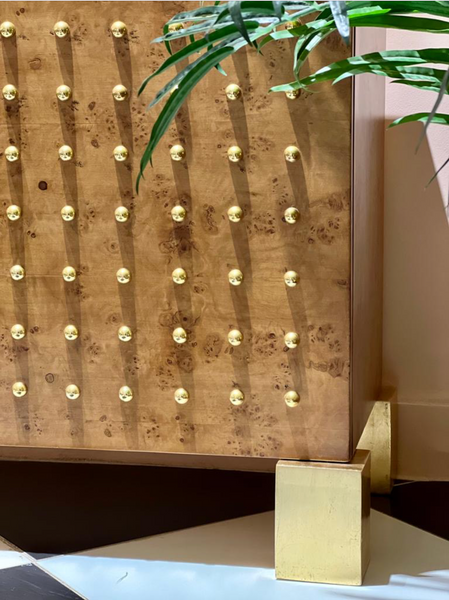Ramona studded side cabinet