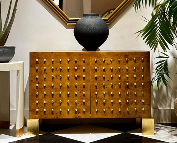 Ramona studded side cabinet