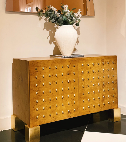 Ramona studded side cabinet
